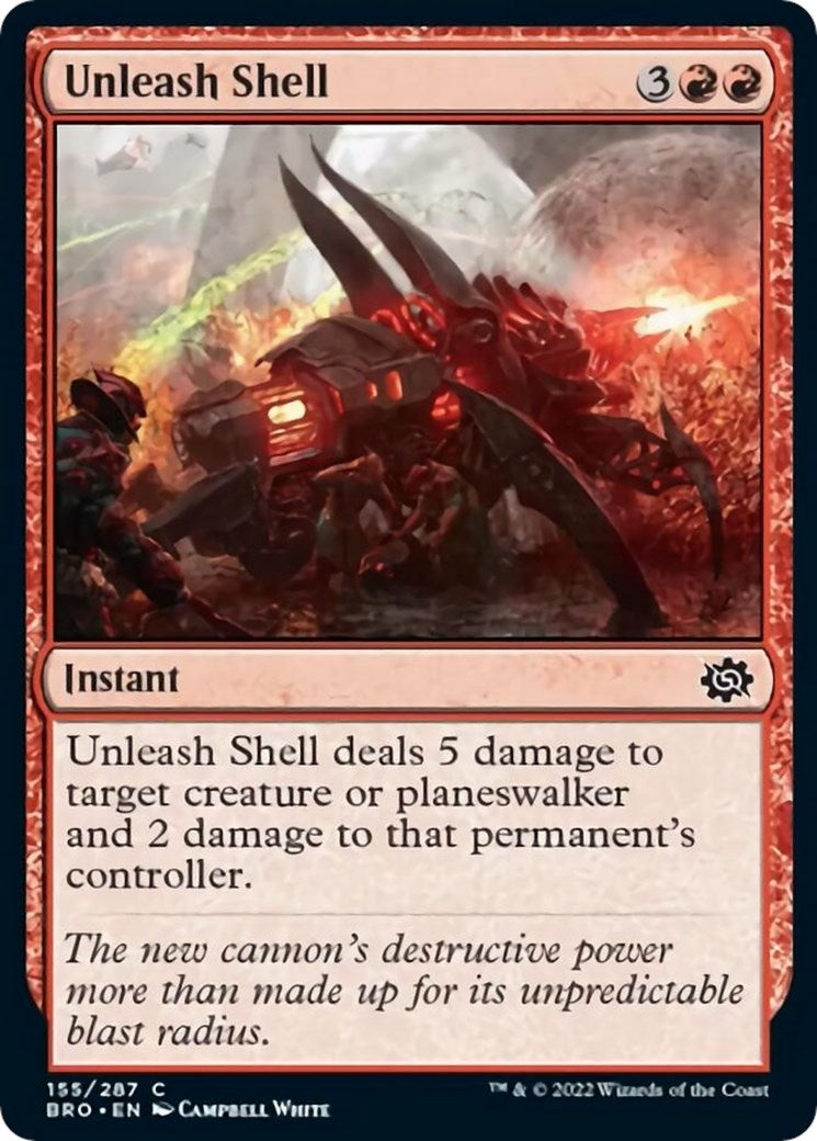 Image for Unleash Shell (The Brothers' War) (155) - Magic: The Gathering
