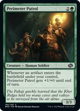 Image for Perimeter Patrol (The Brothers' War) (188) - Magic: The Gathering