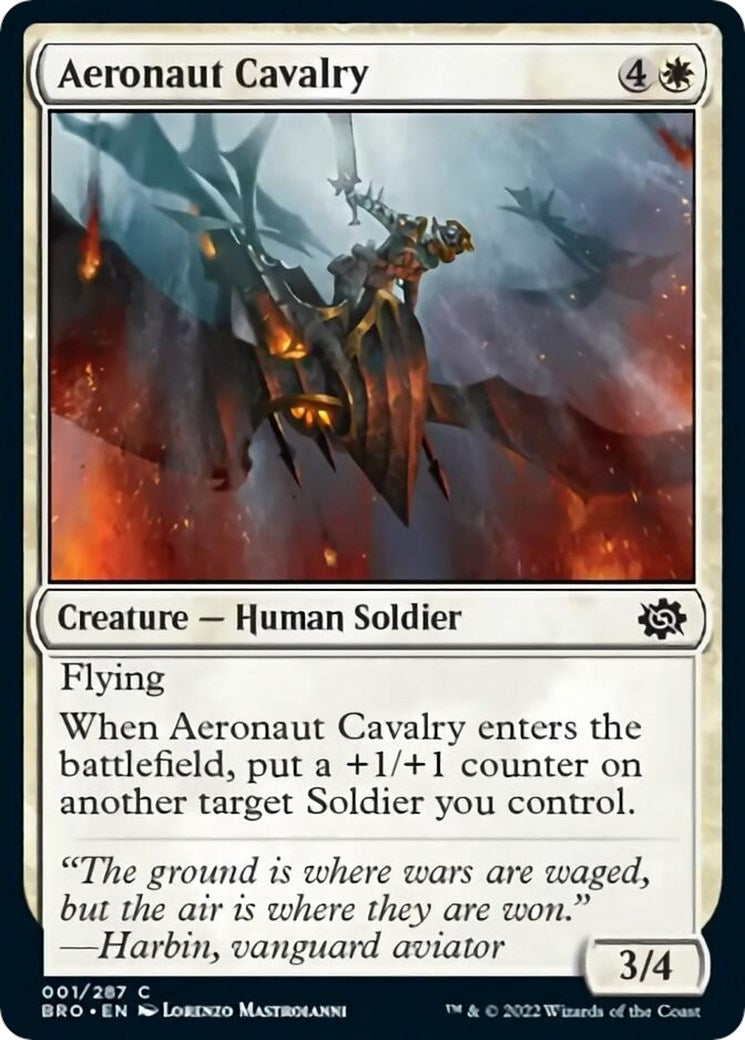 Image for Aeronaut Cavalry (The Brothers' War) (1) - Magic: The Gathering