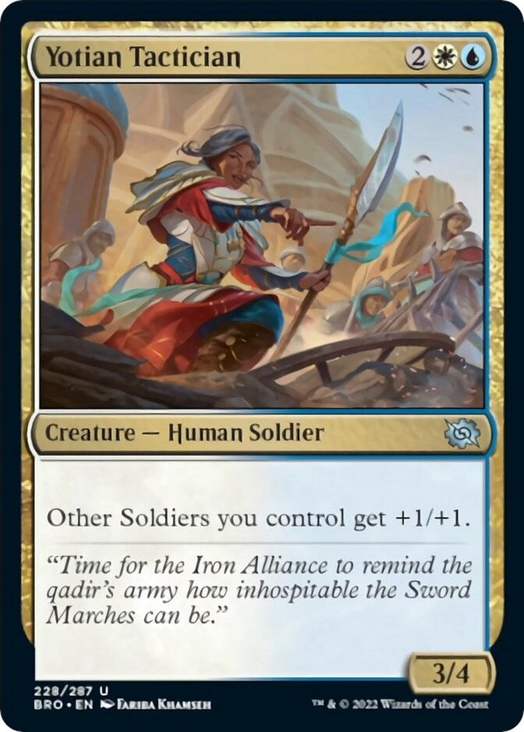 Image for Yotian Tactician (The Brothers' War) (228) - Magic: The Gathering