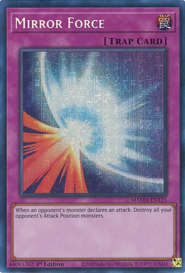 Image for Mirror Force (Secret Pharaoh's Rare) (Magnificent Mavens) (MAMA-EN115) - YuGiOh