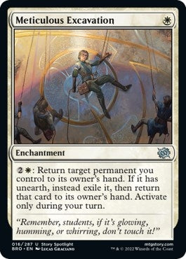 Image for Meticulous Excavation (The Brothers' War) (16) - Magic: The Gathering