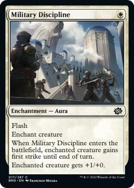 Image for Military Discipline (The Brothers' War) (17) - Magic: The Gathering