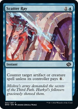 Image for Scatter Ray (The Brothers' War) (61) - Magic: The Gathering