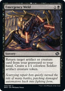 Image for Emergency Weld (The Brothers' War) (93) - Magic: The Gathering
