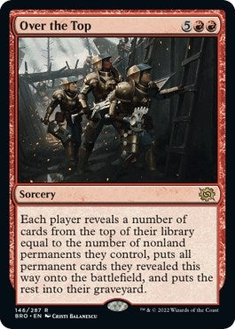 Image for Over the Top (The Brothers' War) (146) - Magic: The Gathering