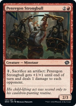 Image for Penregon Strongbull (The Brothers' War) (147) - Magic: The Gathering