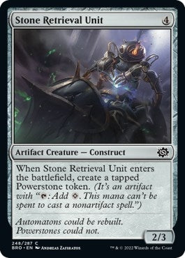 Image for Stone Retrieval Unit (The Brothers' War) (248) - Magic: The Gathering