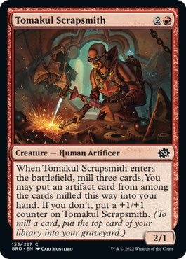 Image for Tomakul Scrapsmith (The Brothers' War) (153) - Magic: The Gathering