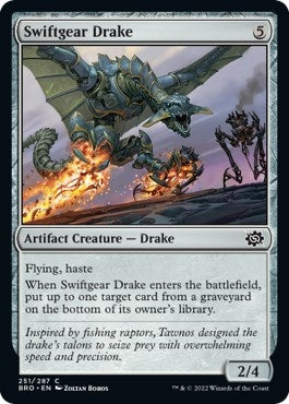 Image for Swiftgear Drake (The Brothers' War) (251) - Magic: The Gathering