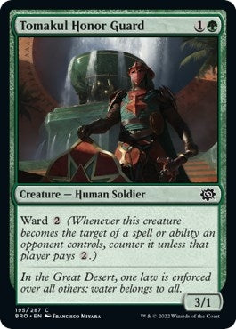 Image for Tomakul Honor Guard (The Brothers' War) (195) - Magic: The Gathering