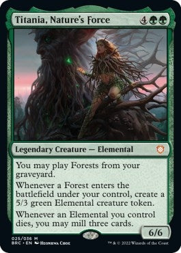 Image for Titania, Nature's Force (Commander: The Brothers' War) (25) - Magic: The Gathering