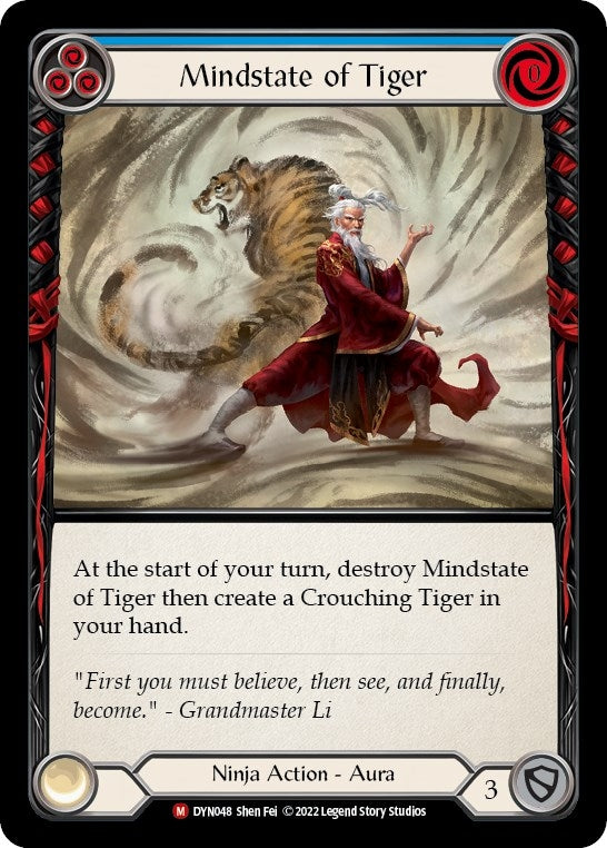 Image for Mindstate of Tiger (Dynasty) (DYN048) - Flesh and Blood TCG
