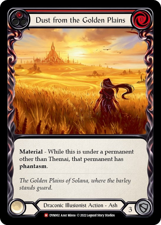 Image for Dust from the Golden Plains (Dynasty) (DYN002) - Flesh and Blood TCG
