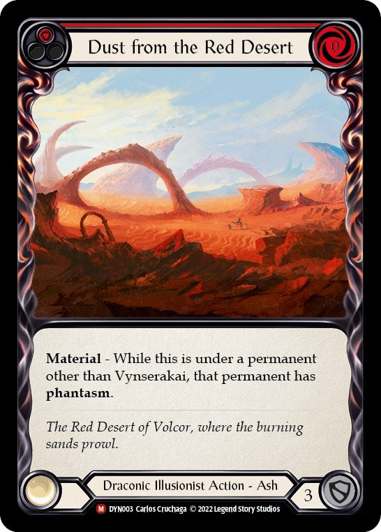 Image for Dust from the Red Desert (Dynasty) (DYN003) - Flesh and Blood TCG