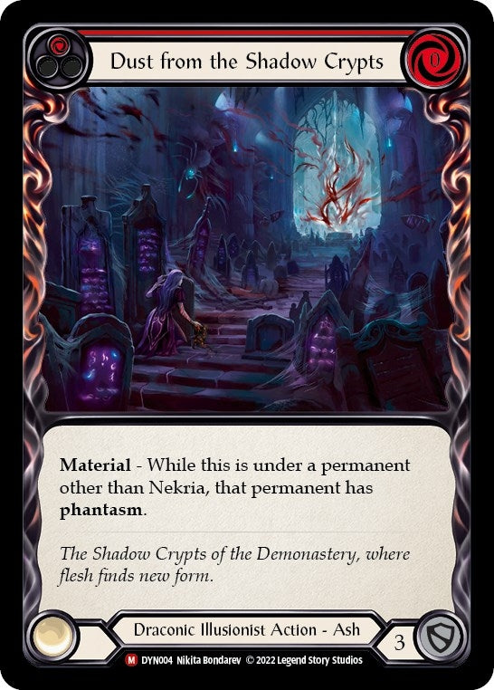 Image for Dust from the Shadow Crypts (Dynasty) (DYN004) - Flesh and Blood TCG