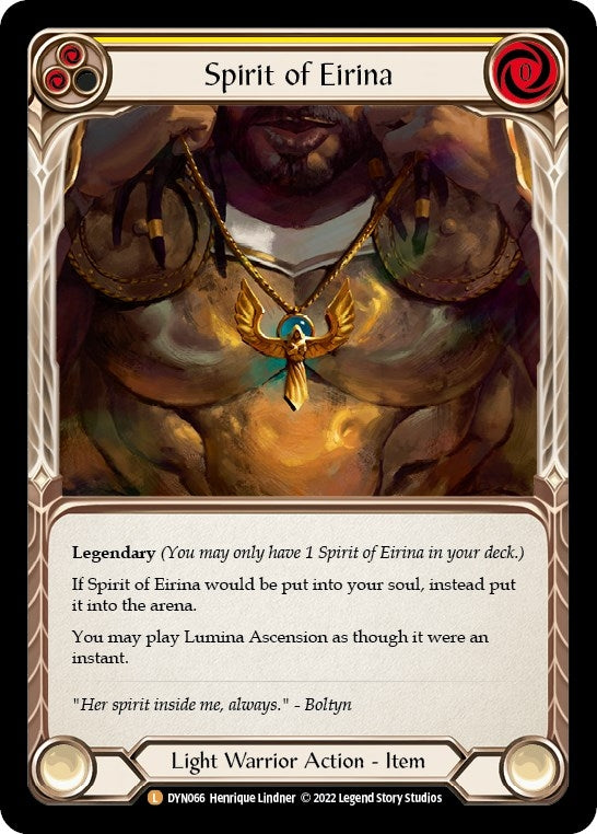 Image for Spirit of Eirina (Dynasty) (DYN066) - Flesh and Blood TCG