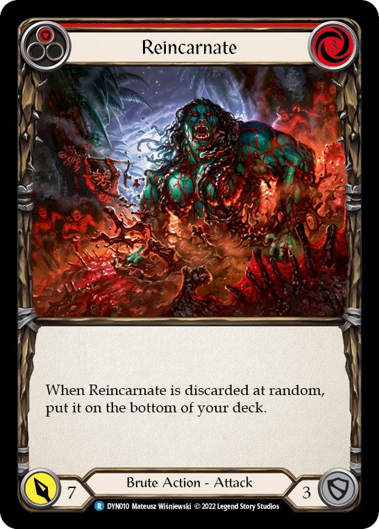 Image for Reincarnate (Red) (Dynasty) (DYN010) - Flesh and Blood TCG