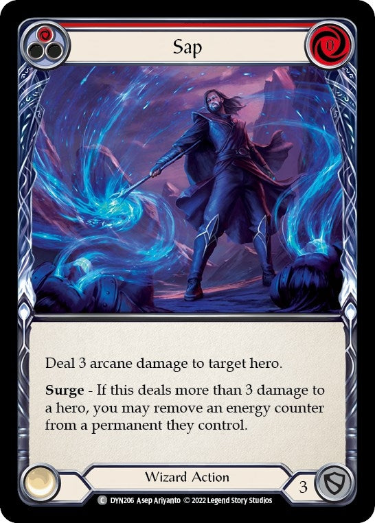 Image for Sap (Red) (Dynasty) (DYN206) - Flesh and Blood TCG