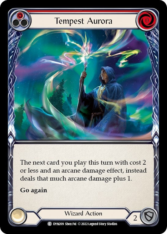 Image for Tempest Aurora (Red) (Dynasty) (DYN209) - Flesh and Blood TCG