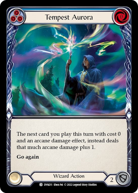 Image for Tempest Aurora (Blue) (Dynasty) (DYN211) - Flesh and Blood TCG