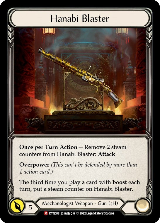 Image for Hanabi Blaster (Dynasty) (DYN088) - Flesh and Blood TCG