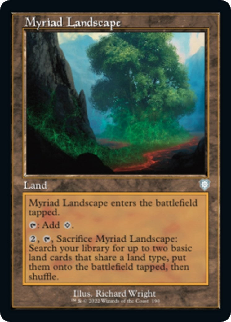 Image for Myriad Landscape (Retro Frame) (Commander: The Brothers' War) (190) - Magic: The Gathering