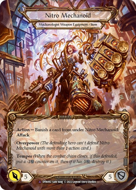 Image for Construct Nitro Mechanoid // Nitro Mechanoid (Marvel) (Dynasty) (DYN092) - Flesh and Blood TCG