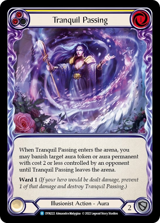 Image for Tranquil Passing (Yellow) (Dynasty) (DYN222) - Flesh and Blood TCG