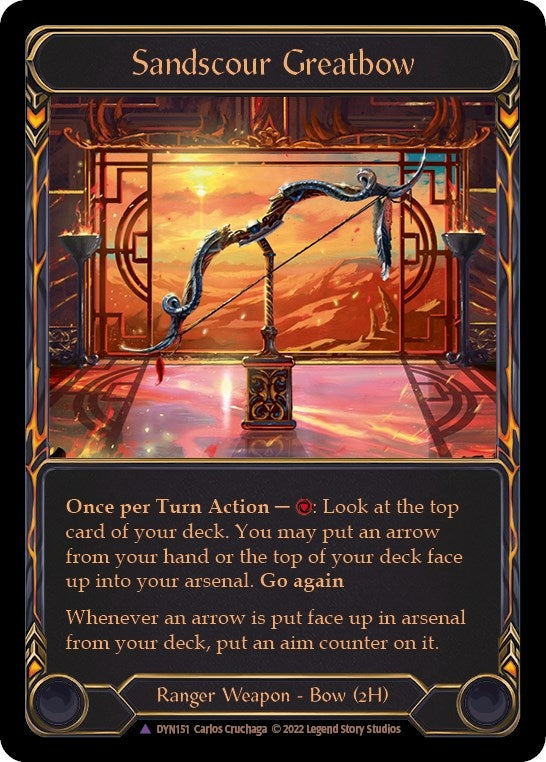 Image for Sandscour Greatbow (Marvel) (Dynasty) (DYN151) - Flesh and Blood TCG