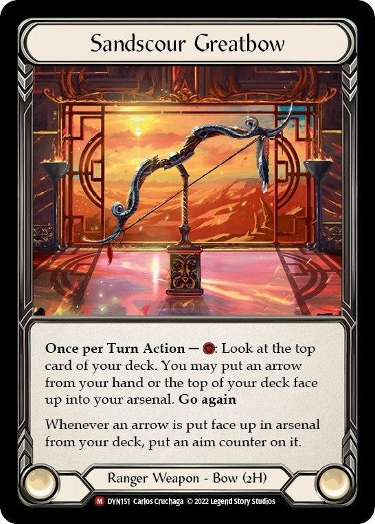 Image for Sandscour Greatbow (Dynasty) (DYN151) - Flesh and Blood TCG