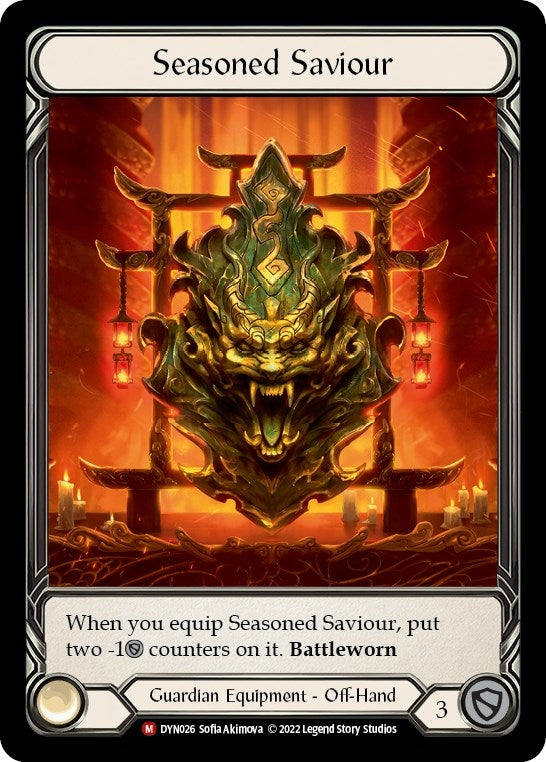 Image for Seasoned Saviour (Dynasty) (DYN026) - Flesh and Blood TCG