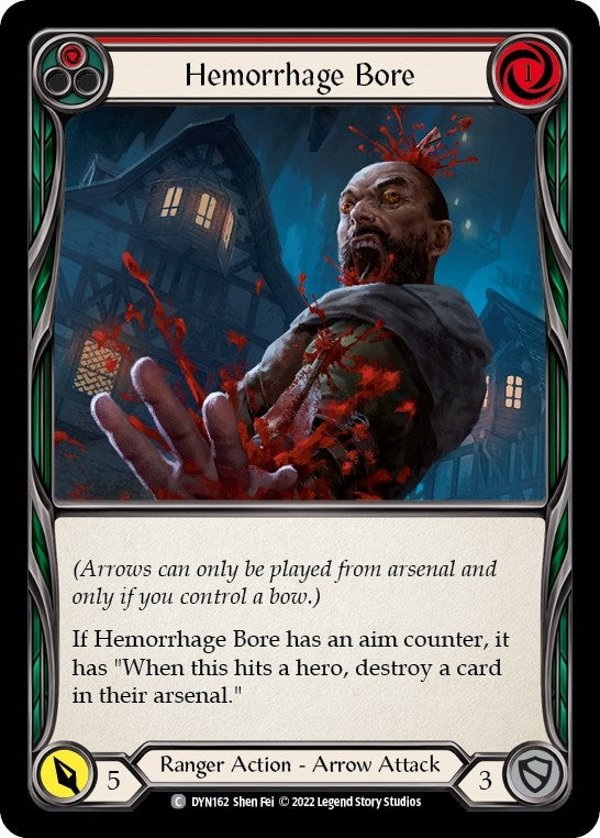 Image for Hemorrhage Bore (Red) (Dynasty) (DYN162) - Flesh and Blood TCG