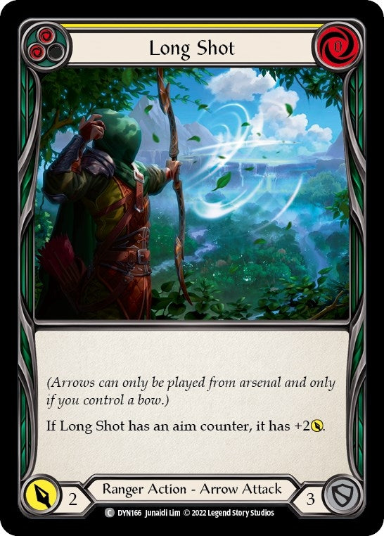 Image for Long Shot (Yellow) (Dynasty) (DYN166) - Flesh and Blood TCG