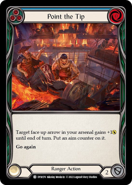 Image for Point the Tip (Blue) (Dynasty) (DYN170) - Flesh and Blood TCG