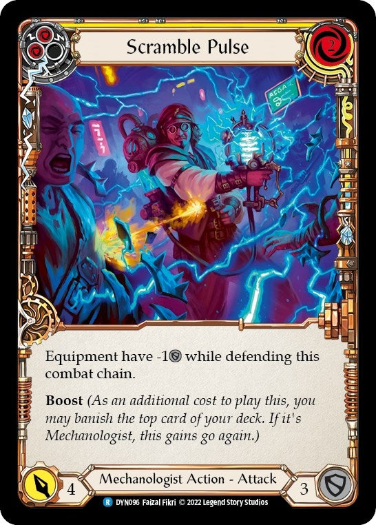 Image for Scramble Pulse (Yellow) (Dynasty) (DYN096) - Flesh and Blood TCG