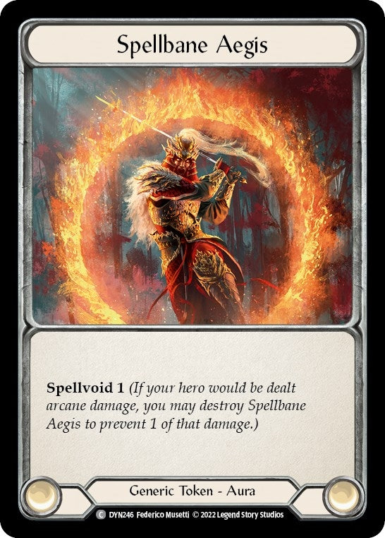 Image for Spellbane Aegis (Dynasty) (DYN246) - Flesh and Blood TCG