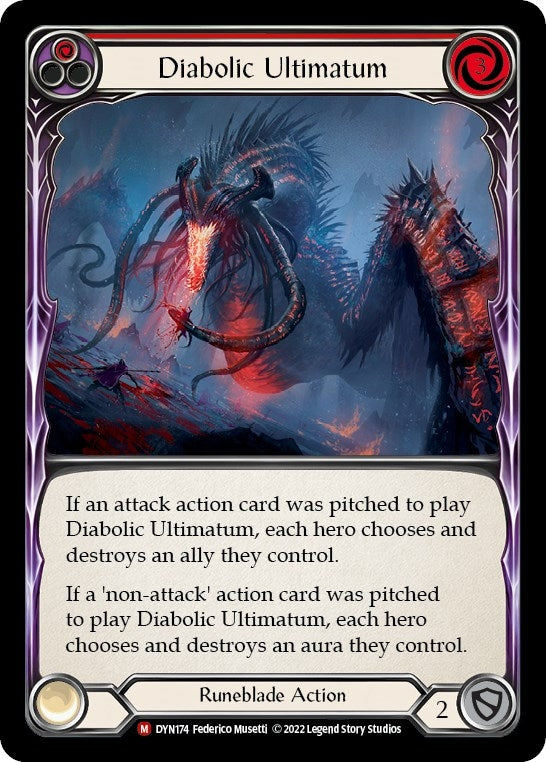 Image for Diabolic Ultimatum (Dynasty) (DYN174) - Flesh and Blood TCG
