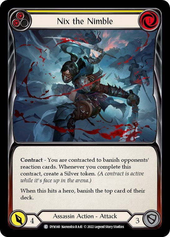 Image for Nix the Nimble (Yellow) (Dynasty) (DYN140) - Flesh and Blood TCG
