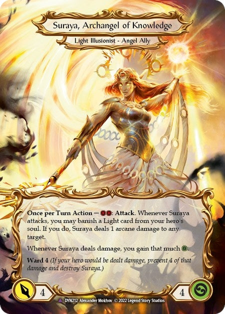 Image for Invoke Suraya // Suraya, Archangel of Knowledge (Marvel) (Dynasty) (DYN212) - Flesh and Blood TCG