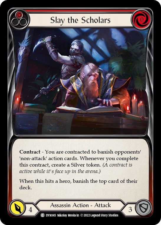 Image for Slay the Scholars (Red) (Dynasty) (DYN145) - Flesh and Blood TCG
