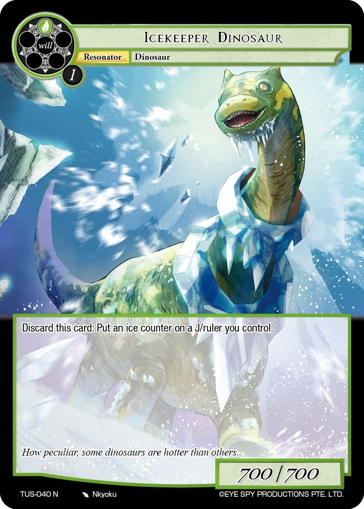 Image for Icekeeper Dinosaur (The Underworld of Secrets) (TUS-040 N) - Force of Will