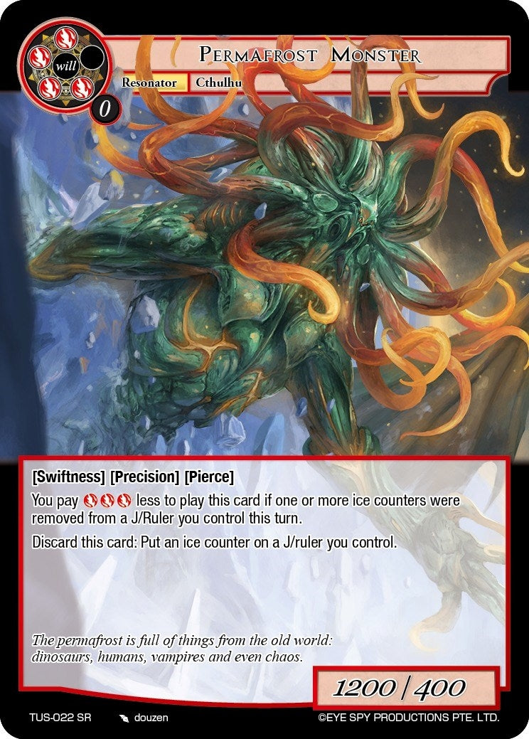 Image for Permafrost Monster (The Underworld of Secrets) (TUS-022 SR) - Force of Will