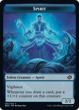 Image for Spirit Token (The Brothers' War) (1) - Magic: The Gathering