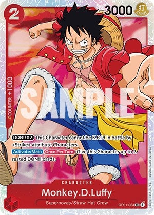 Image for Monkey.D.Luffy (024) (Romance Dawn) (OP01-024) - One Piece Card Game