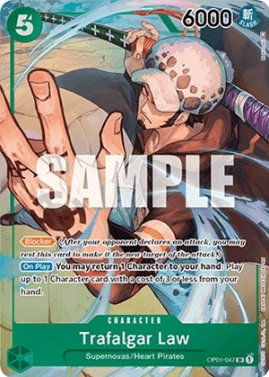 Image for Trafalgar Law (047) (Parallel) (Romance Dawn) (OP01-047) - One Piece Card Game