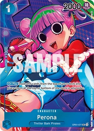 Image for Perona (Box Topper) (Romance Dawn) (OP01-077) - One Piece Card Game