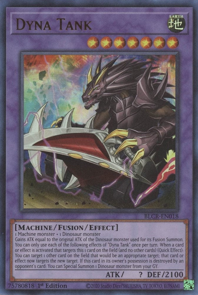 Image for Dyna Tank (Battles of Legend: Crystal Revenge) (BLCR-EN018) - YuGiOh