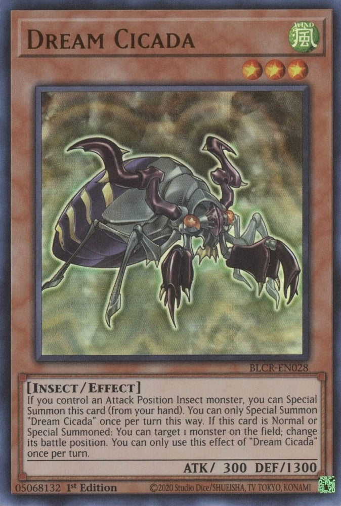 Image for Dream Cicada (Battles of Legend: Crystal Revenge) (BLCR-EN028) - YuGiOh