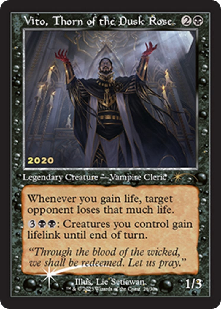 Image for Vito, Thorn of the Dusk Rose (30th Anniversary Promos) (28) - Magic: The Gathering
